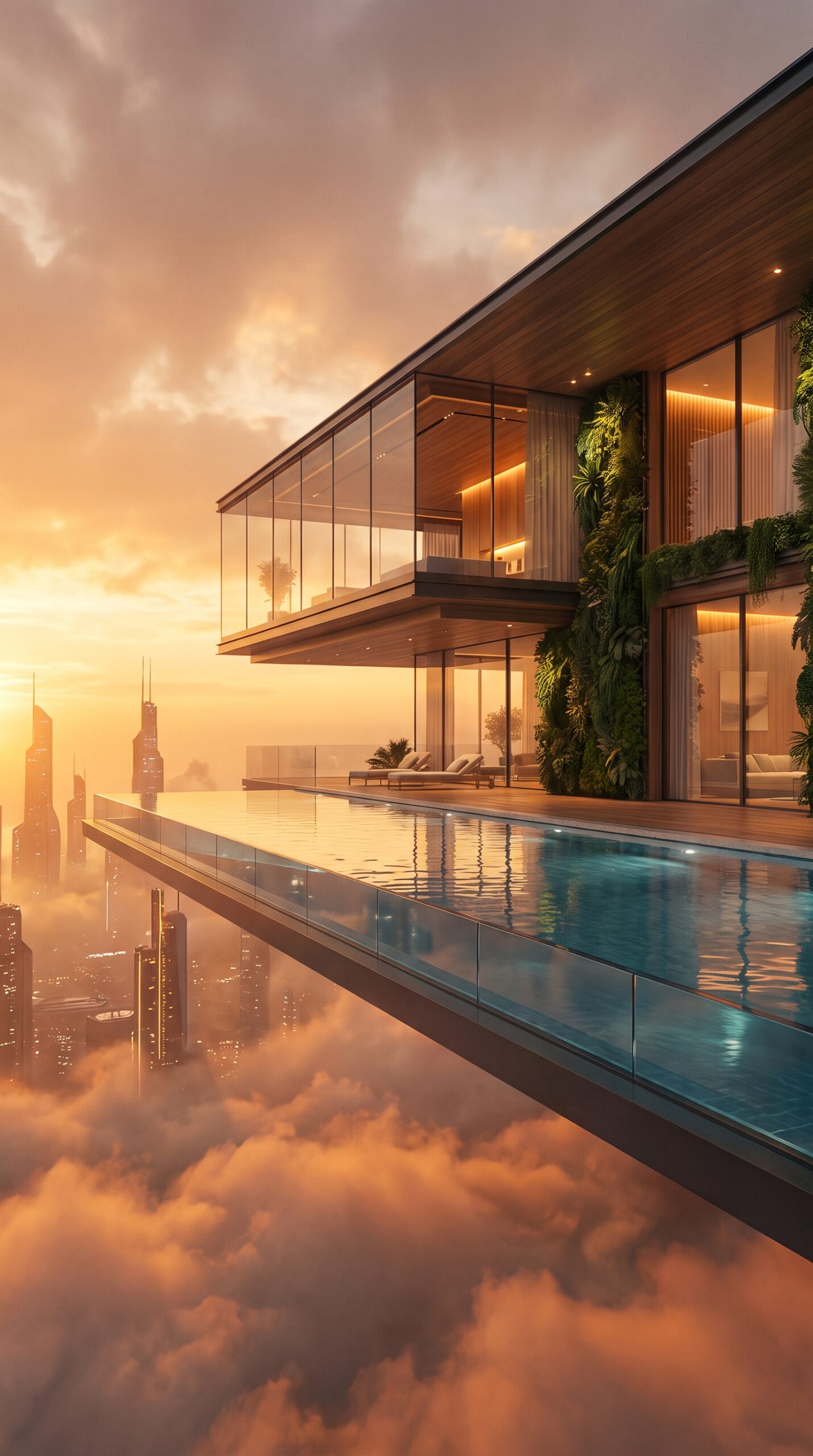 Luxury Sky Villa Wallpaper